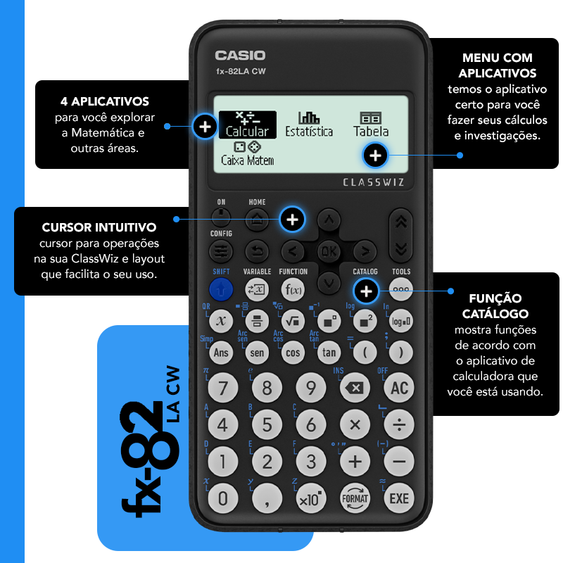 CALCULADORA CIENTÍFICA CASIO FX-82LACW-W4-DT