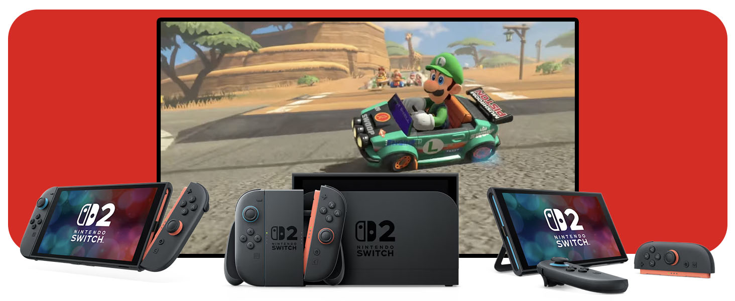 Nintendo Switch™ 2 + Mario Kart™ World, 2 Com Joy-Con, BBESKB63A